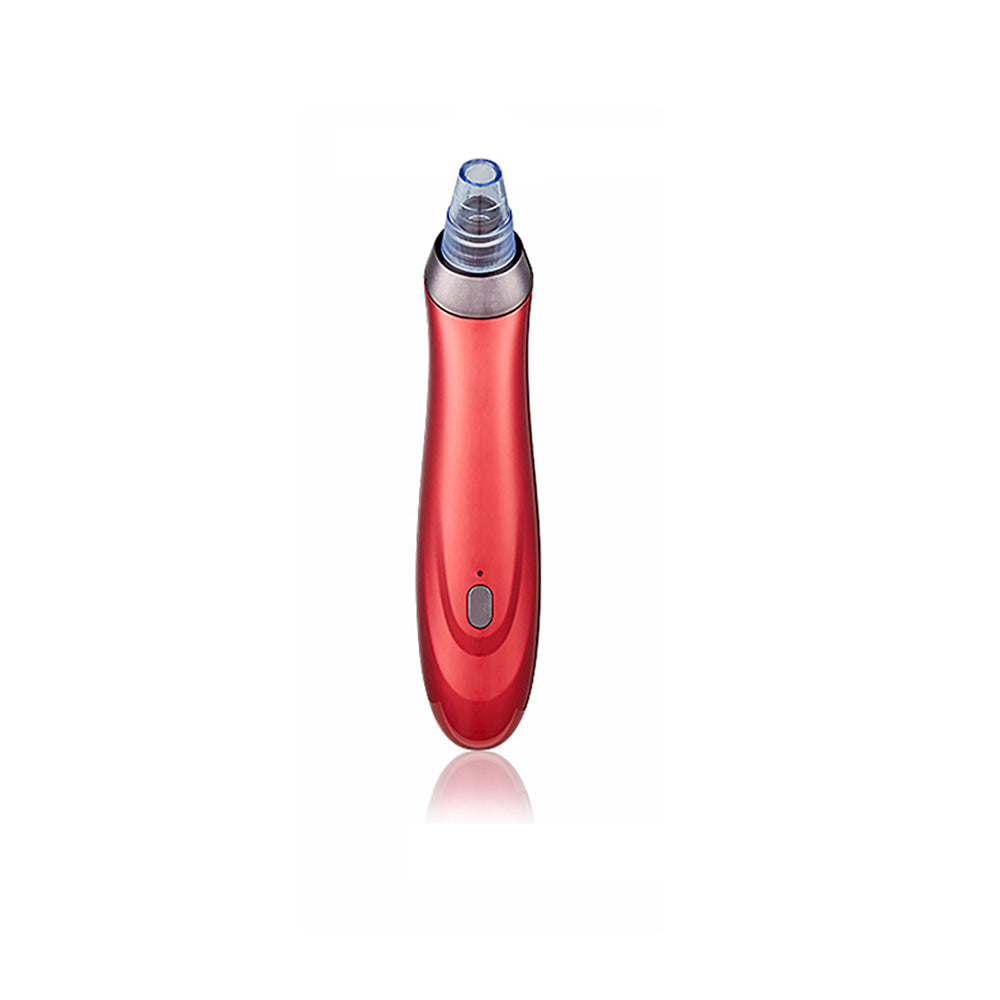 Red electronic device on a white background