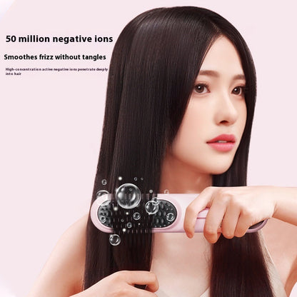 Wet Dry Hair Straightener Cordless Hair Straightener Brush With Fast