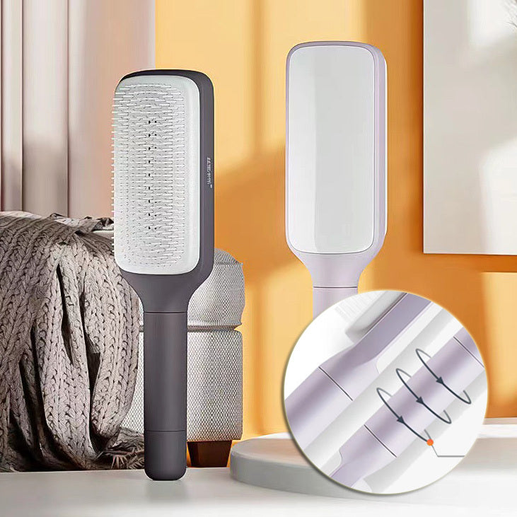 4 In 1 Self Cleaning Hair Brush New Self-Cleaning Anti-Static Massage