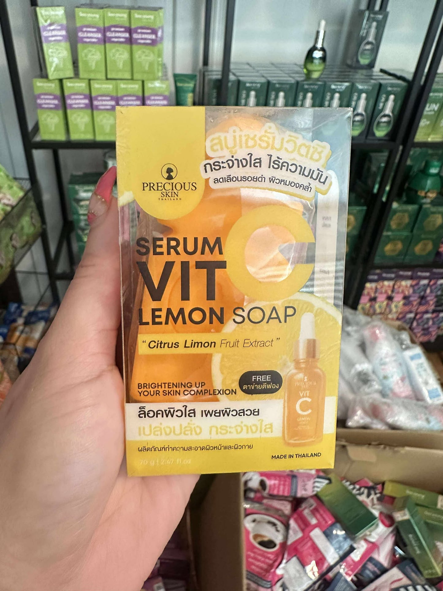Serum Vit C Lemon Brightening Soap