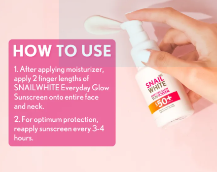 SNAILWHITE Everyday Glow Sunscreen SPF50+/PA++++