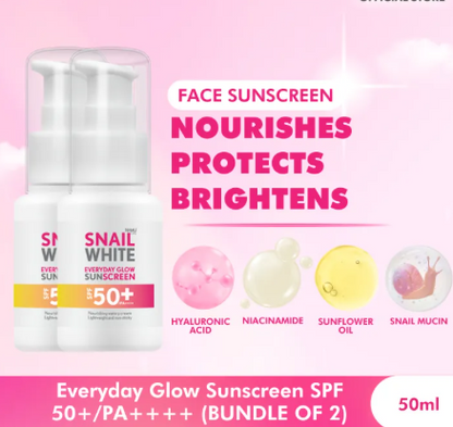SNAILWHITE Everyday Glow Sunscreen SPF50+/PA++++