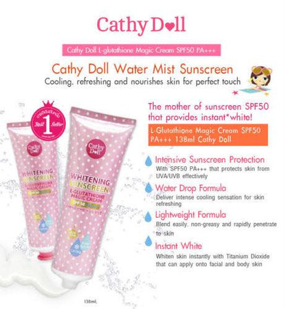 Cathy Doll Whitening Sunscreen SPF 50 PA+++