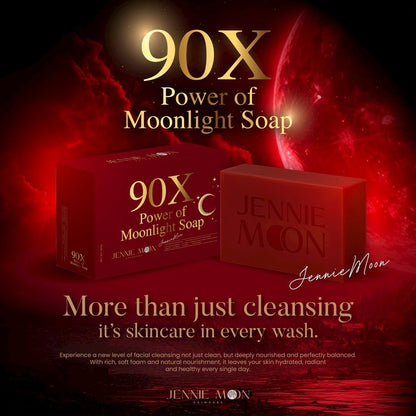 90X.C Power of Moonlight Soap by Jennie Moon | Intensive Brightening & Glow Soap Bar