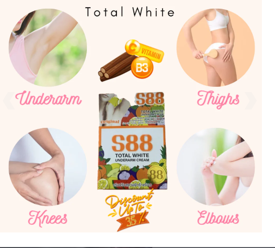 88 Total White Underarm Cream