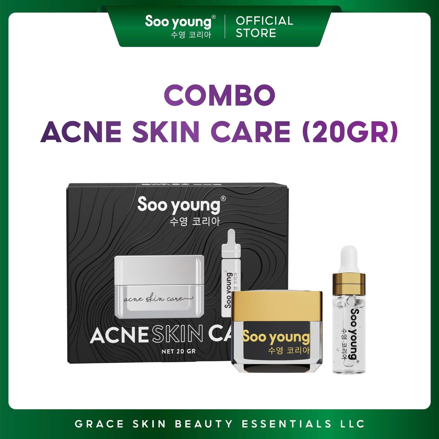 Acne Skin Care Soo Young Anti-Acne Combo Set