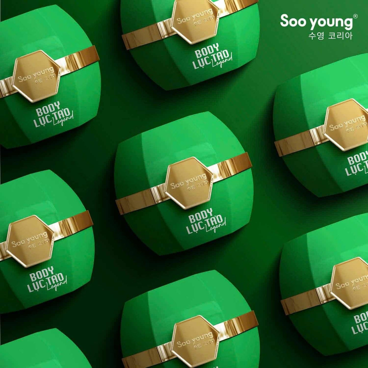 Soo Young Green Algae Whitening  Body Cream