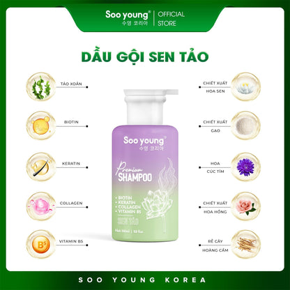 Soo Young Premium Lotus Algae Shampoo