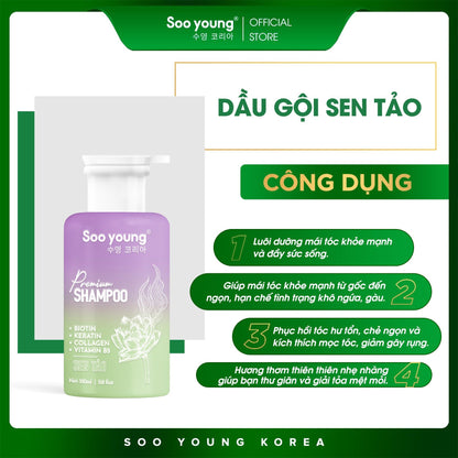 Soo Young Premium Lotus Algae Shampoo