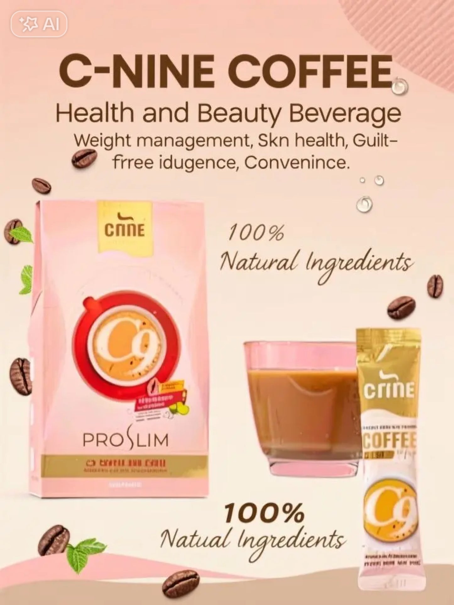 Proslim C9 Coffee Mix Gold