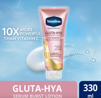 Vaseline Healthy Bright Gluta-Hya Serum Burst Lotion – Dewy Radiance