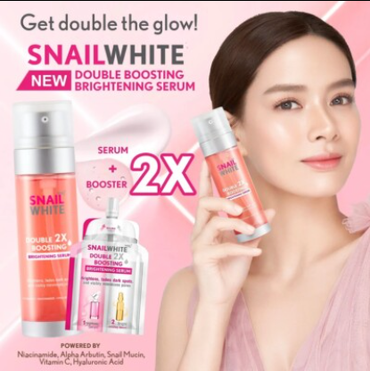 Snail White Double Boosting Brightening Serum