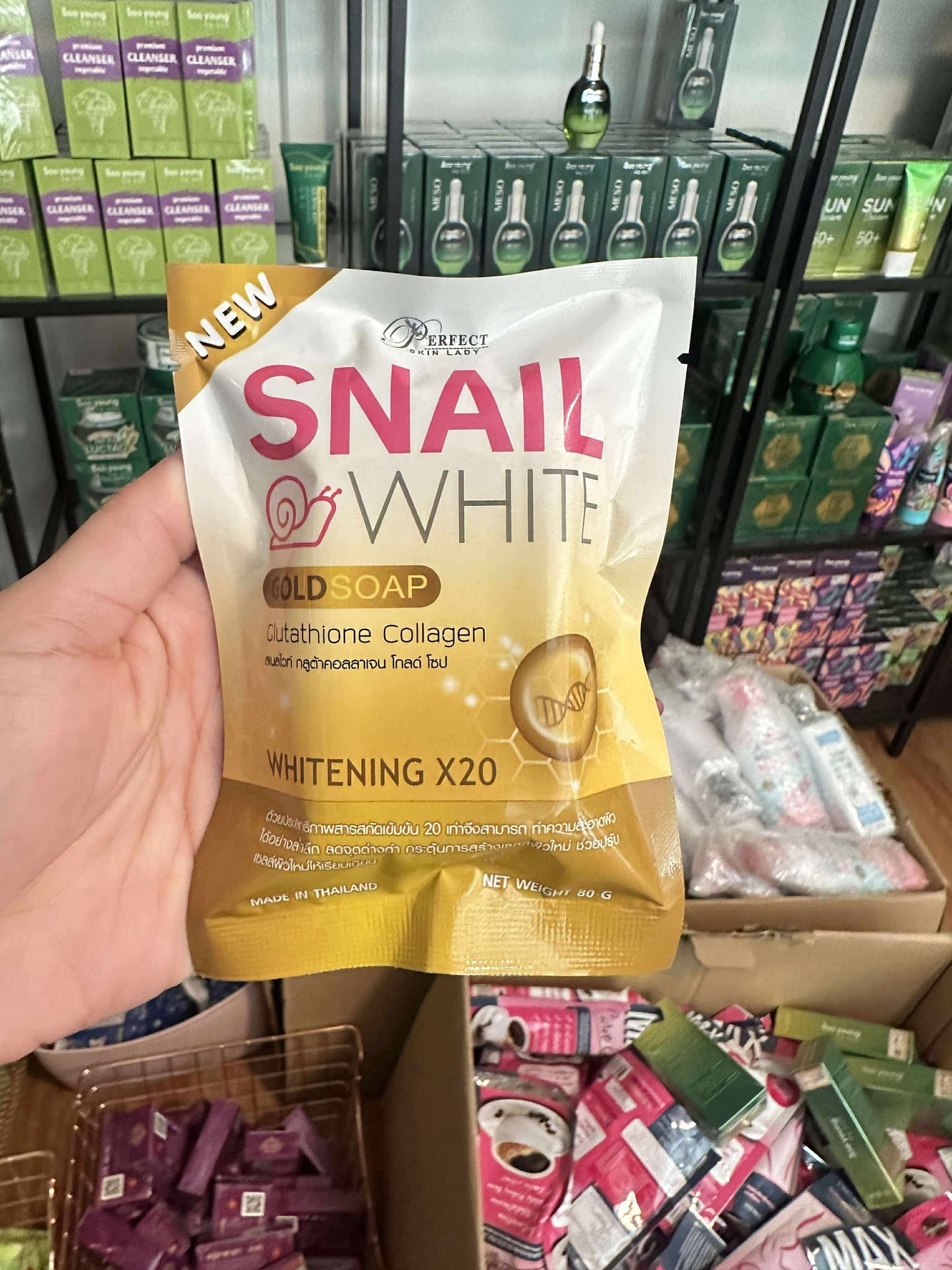 Snail White Soap Gold