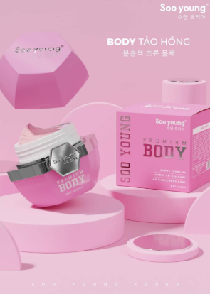 Soo Young Pink Algae Body Cream (Tảo Hồng)