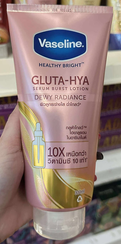 Vaseline Healthy Bright Gluta-Hya Serum Burst Lotion – Dewy Radiance