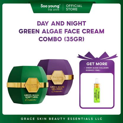 Soo Young Green Algae Day & Night Cream Combo Set 9