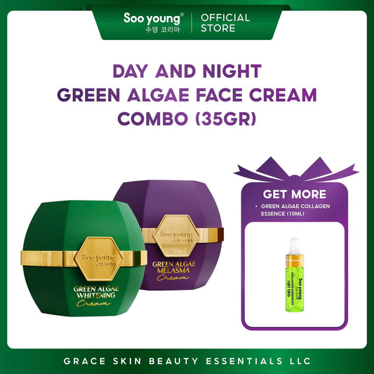 Soo Young Green Algae Day & Night Cream Combo Set 9