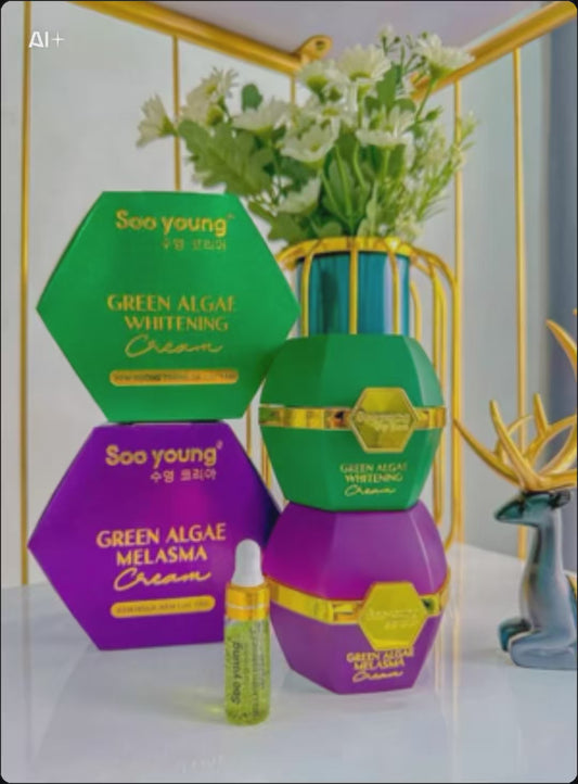 Soo Young Green Algae Day & Night Cream Combo Set 9